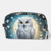 Chouette Blanche Avec Éperche, Sac De Produits De  (Recto)