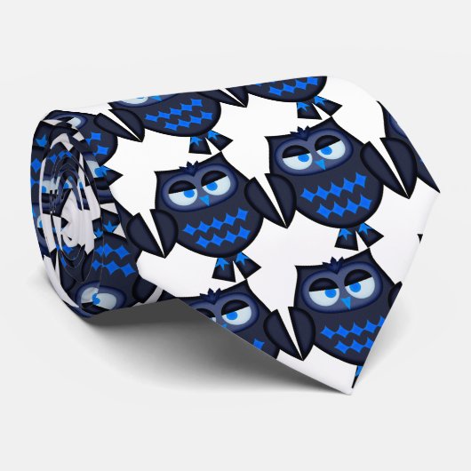 Chouette blanche cravate (Roulé)