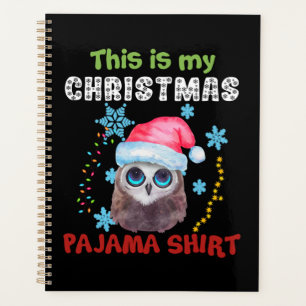 Chouette C'est Mon T-Shirt De Pyjama De Noël