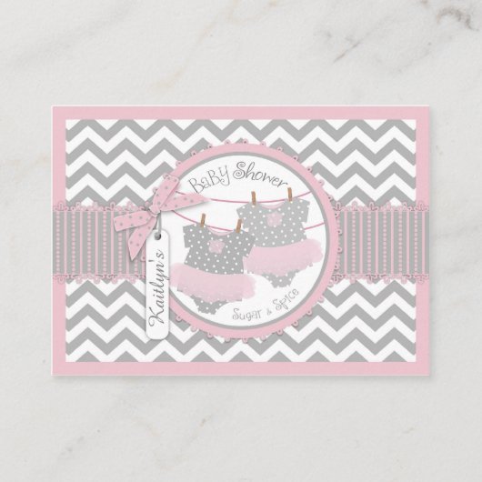 Chouette Chevron Tutus Chouette Apportez une carte (Dos)