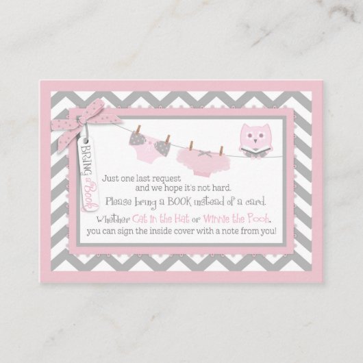 Chouette Chevron Tutus Chouette Apportez une carte (Devant)