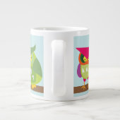 Chouette colorée 20oz Mug (Dos)