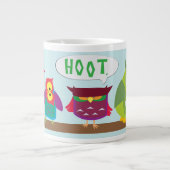 Chouette colorée 20oz Mug (Devant)