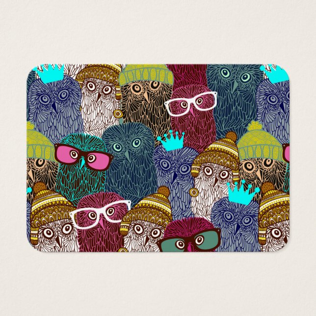 Chouette dans la couronne (Devant)