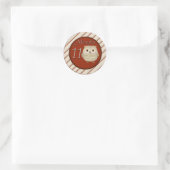 Chouette d'automne 11 mois Autocollant (Sac)