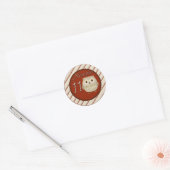 Chouette d'automne 11 mois Autocollant (Enveloppe)
