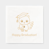 Chouette de graduation dans un Casquette tenant un (Recto)