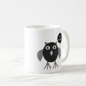 Chouette de la fête d'Halloween déplaisante Mug (Devant droit)