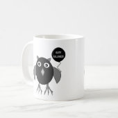 Chouette de la fête d'Halloween déplaisante Mug (Devant gauche)