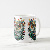 Chouette de la Sagesse Tasses à café Inspirationne (Devant droit)