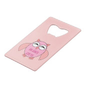 Chouette de message d'amour mignonne (Devant Angle)