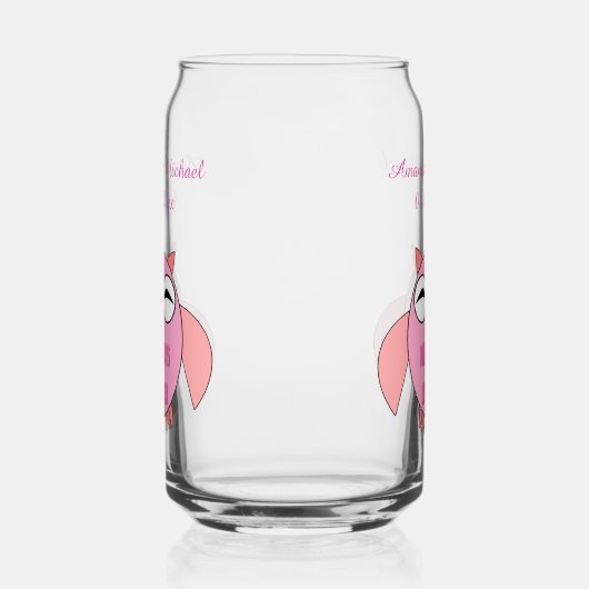 Chouette de message d'amour personnalisé mariage (Droite)