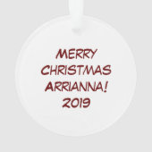 Chouette de Noël Be Accueil mignonne (dos)