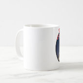 Chouette de Noël - Blanc 11 oz Mug blanc classique (Devant gauche)