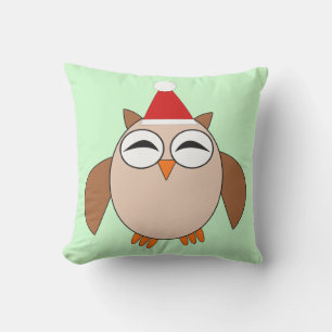 Chouette de Noël Coussin extérieur