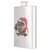 Chouette de Noël en fiole avec cadeaux (Gauche)