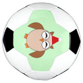 Chouette de Noël mignonne balle de football (Tourné)