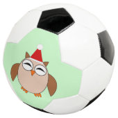 Chouette de Noël mignonne balle de football (3/4)
