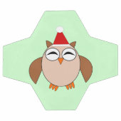 Chouette de Noël mignonne balle de football (Plat)