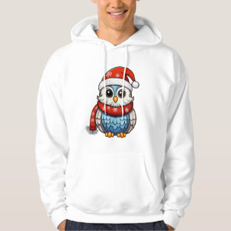 Chouette de Noël – Sweat à capuche festif pour adu