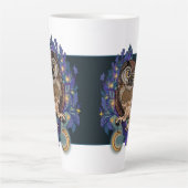 Chouette de nuit boréale Latte Mug (Devant)