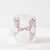 Chouette de surf d'été Mug givrée (Devant gauche)