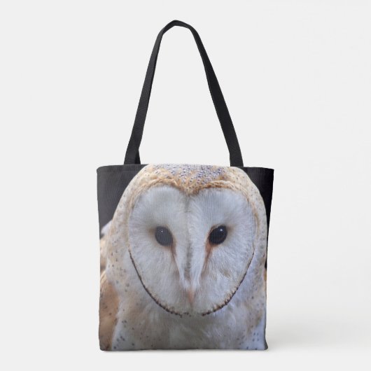 Chouette d'étable sur le sac d'impression (Dos)