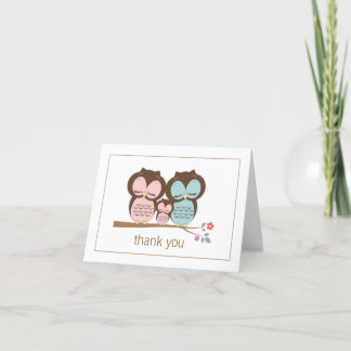 Chouette douce Couple & Merci bébé