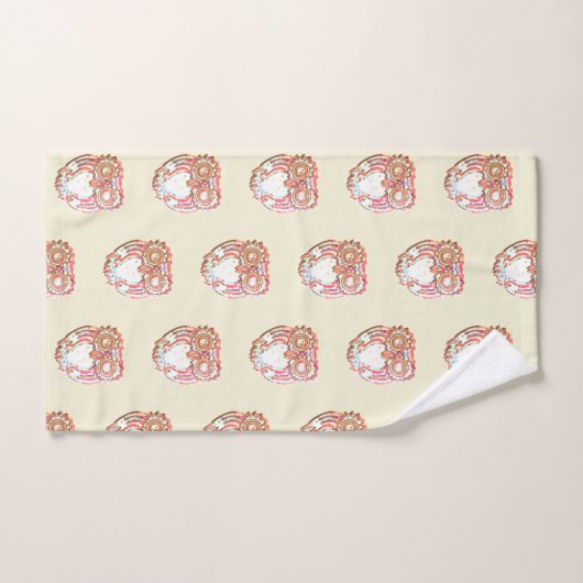 Chouette éblouie (Serviette à main)