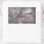 Chouette en flammes et Stickers d'art Imaginaire (Sac)