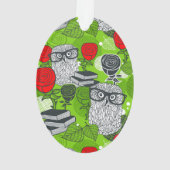 Chouette en roses rouges (dos)