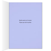 Chouette espagnole de chance personnalisée (Intérieur (Droit))