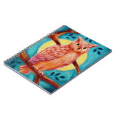 Chouette et Carnet spiral de la lune (Côté gauche)