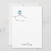 Chouette Faire-part (Dos)