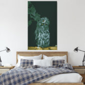 Chouette grise Impression sur toile tendue (Insitu(Chambre))