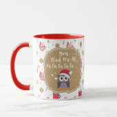 Chouette irky Holiday Mug (Gauche)