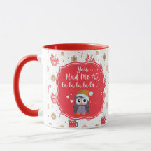 Chouette irky Holiday Mug