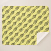 Chouette (jaune) - couverture Sherpa (Devant (Horizontal))