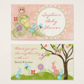 Chouette mignonne à lunettes de soleil Arbre de vi (Devant & derrière)