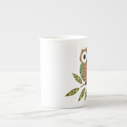 Chouette mignonne Espresso Mug (Devant)