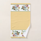 Chouette mignonne et citrouilles d'automne (Serviette à main)