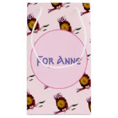 Chouette mignonne, Sac Cadeau personnalisé (Dos)