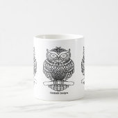 Chouette - Mug de morphing (11oz) (Centre)