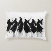 Chouette née de l'encre — Coussin de sigilée noctu (Dos)