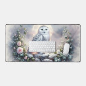 Chouette neigeuse dans le jardin d'hiver Lune (Clavier et souris)