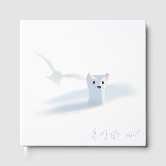 Chouette neigeuse et une belette blanche (Recto)