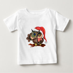 Chouette Noël Baby T-shirt