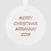 Chouette Noël Mignonne Vacances amusantes (dos)