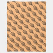 Chouette (orange) - couverture Sherpa (Devant)