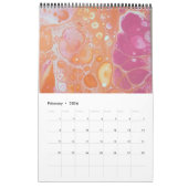 Chouette Peinture de Poissons Calendrier 2025 (Feb 2026)